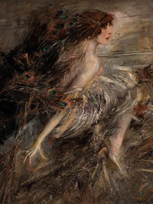 Marchesa Luisa Casati with Peacock Feathers Marchesa Luisa Casati with Peacock Feathers