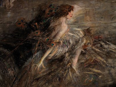 Marchesa Luisa Casati with Peacock Feathers Marchesa Luisa Casati with Peacock Feathers
