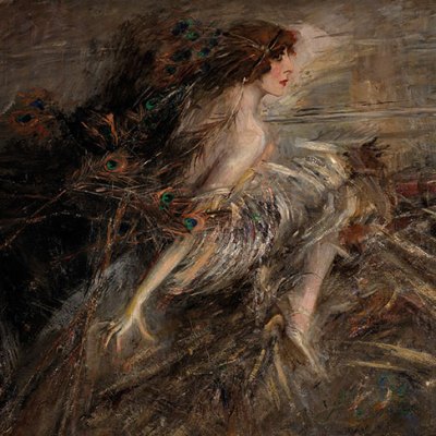 Marchesa Luisa Casati with Peacock Feathers Marchesa Luisa Casati with Peacock Feathers