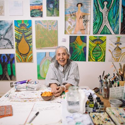 Luchita Hurtado (b. 1920) photographed in 2019.