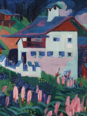 Our House (House in Davos-Wiesen), (c. 1920), Ernst Ludwig Kirchner. Galerie Henze & Ketterer