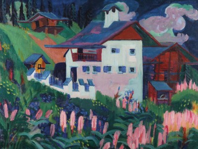 Our House (House in Davos-Wiesen), (c. 1920), Ernst Ludwig Kirchner. Galerie Henze & Ketterer