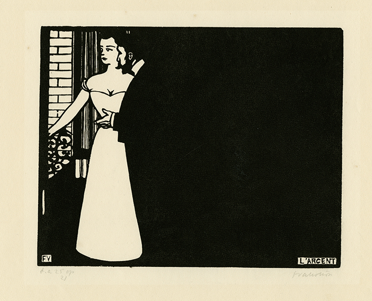Intimacies V: Money (1897/98), Félix Vallotton. Musées d'Art et d'Histoire de Genève.