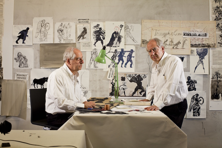 Triumphs and Laments (video still; 2017), William Kentridge
