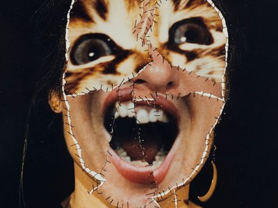 GRIMA – Self with Cat (The Scream) (1986), Annegret Soltau.