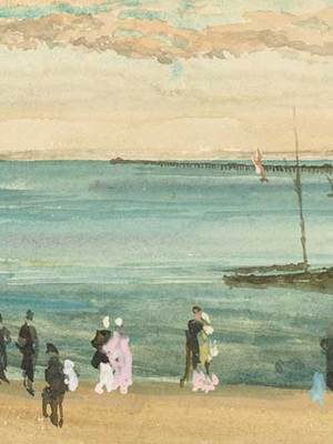 Southend Pier (c. 1882–84), James McNeill Whistler. Freer Gallery of Art