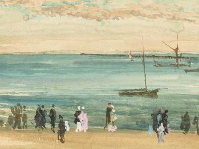 Southend Pier (c. 1882–84), James McNeill Whistler. Freer Gallery of Art