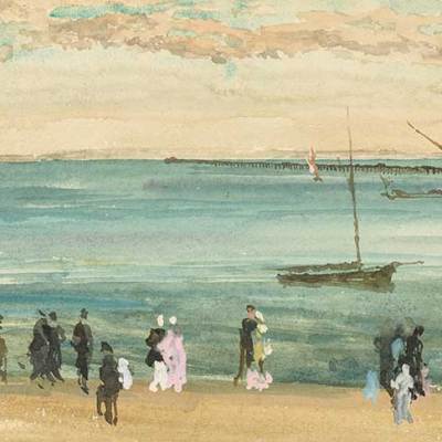 Southend Pier (c. 1882–84), James McNeill Whistler. Freer Gallery of Art