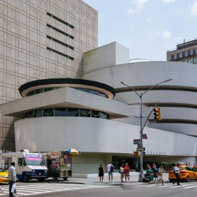 The Guggenheim Museum in New York, photographed in July 2019.