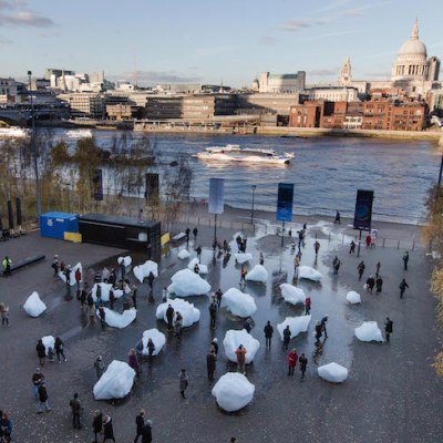 Ice Watch (2018), Olafur Eliasson and Minik Rosing.