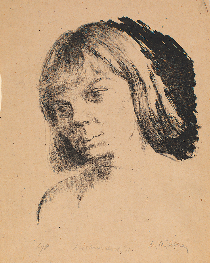 Iris Murdoch (1940), Milein Cosman. The Hunterian Musuem and Art Gallery, University of Glasgow. © Milein Cosman