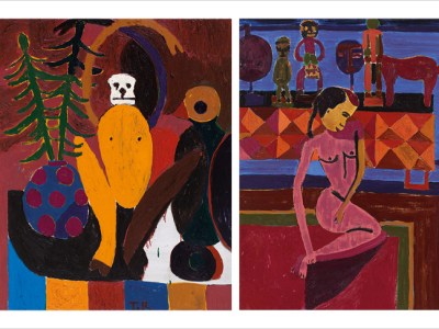 Yellow Monkey; Emma in drawing room, (2019 and 2018), Tal R. © Paradis/Tal R – Copenhagen, and Victoria Miro – London/Venice