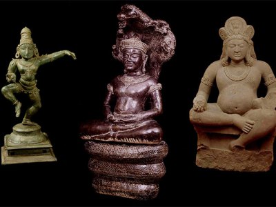 Three of the items seized by the Department of Homeland Security during the course of the investigation into Subhash Kapoor and his co-defendants.