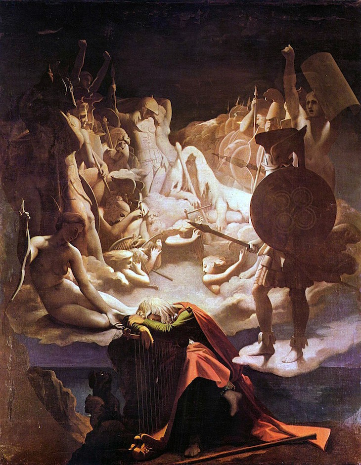 The Dream of Ossian (1813), Jean-Auguste-Dominique Ingres.