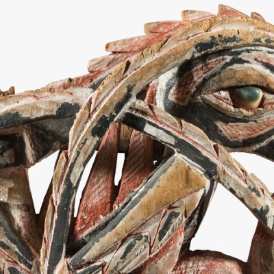 Canoe prow (detail; 19th century), New Ireland, Bismarck Archipelago.