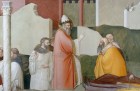 St Sylvester raising the Magi from the Dead (detail), c. 1340, Maso di Banco, fresco. Bardi di Vernio Chapel, Santa Croce, Florence