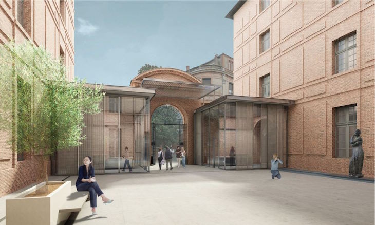 Rendering of the Ingres Bourdelle Museum