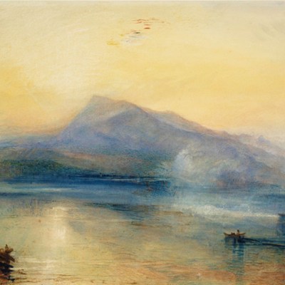 The Dark Rigi: The Lake of Lucerne, Showing the Rigi at Sunrise (1842), J.M.W. Turner.