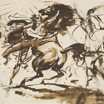 Alexander taming Bucephalus (c. 1800), Antoine-Jean Gros. Photo: © RMN-Grand Palais (musée du Louvre)/Michel Urtado