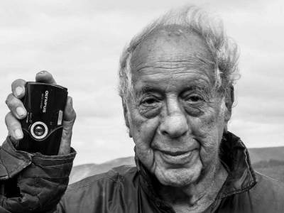 Robert Frank (1924–2019), photographed in 2014.