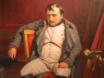 Napoleon at Fontainebleau, 31 March 1814 (1840), Paul Delaroche.
