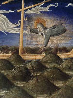St Clare Rescuing the Shipwrecked (1455), Giovanni di Paolo di Grazia.