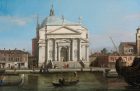 The Redentore, Venice (detail; c. 1746), Canaletto.