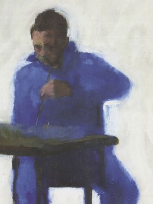 Self-portrait (detail; 1957), Victor Willing.