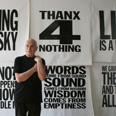John Giorno (1936–2019) in New York in 2012.