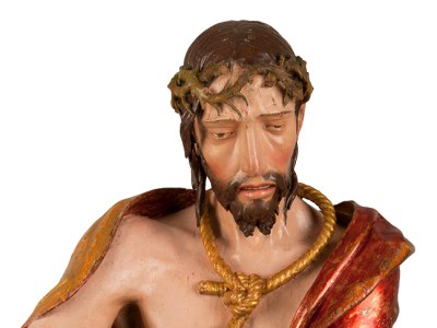 Ecce Homo (detail; c. 1524), Alonso Berruguete.