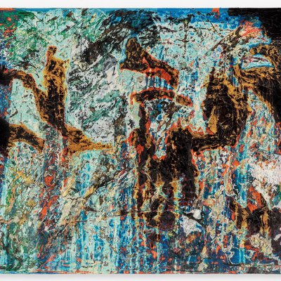 A five thousand year old laugh (2019), Mark Bradford.