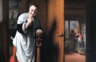 The Eavesdropper (detail; c. 1656), Nicolaes Maes. The Wellington Collection, Apsley House (English Heritage), London