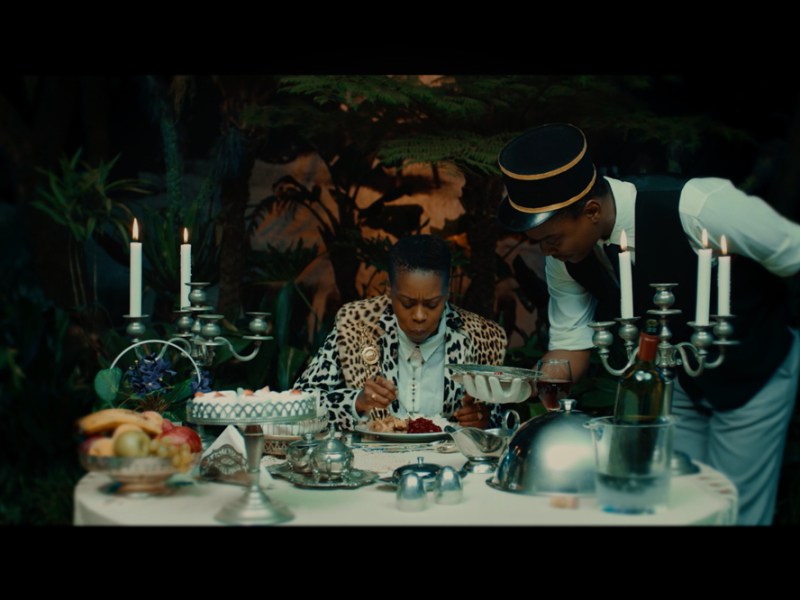 Still from We Live in Silence (2017; detail), Kudzanai Chiurai.