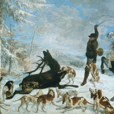 Death of a Hunted Stag, photo: Dépot du Musée d'Orsay, photographie Charles Choffet