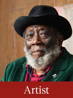 Frank Bowling, photographed in his studio in London for Apollo in April 2017. Photo: © Alastair Levy