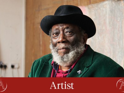Frank Bowling, photographed in his studio in London for Apollo in April 2017. Photo: © Alastair Levy