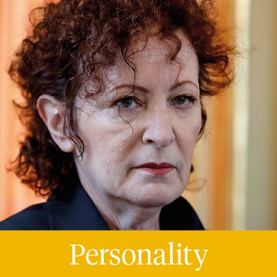 Nan Goldin photographed at the Palace of Versailles in May 2019.