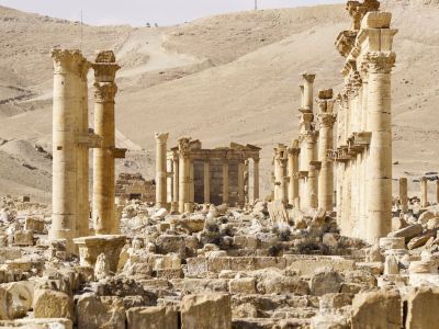 The ancient city of Palmyra, photographed in 2017.