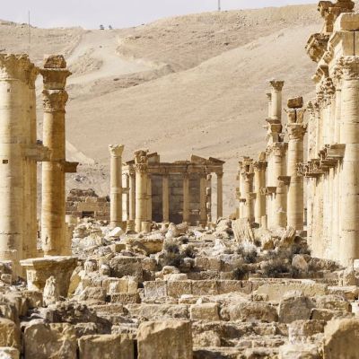 The ancient city of Palmyra, photographed in 2017.