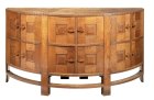 Demi-lune sideboard (c. 1902–05), Ernest Gimson. Marchmont House, Duns.