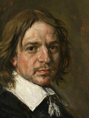 A detail of the disputed Frans Hals portrait at the centre of Sotheby’s lawsuit against Fairlight Art Ventures.