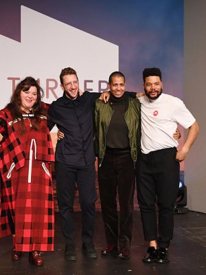 The collective winners of the Turner Prize 2019.