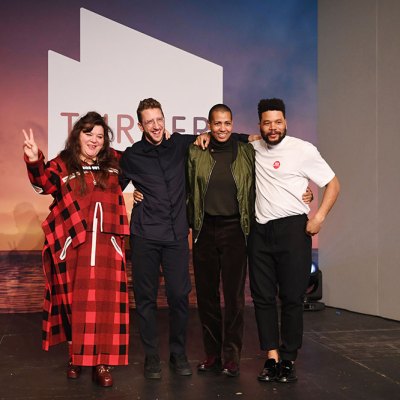 The collective winners of the Turner Prize 2019.