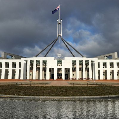 Parliament House in Canberra.