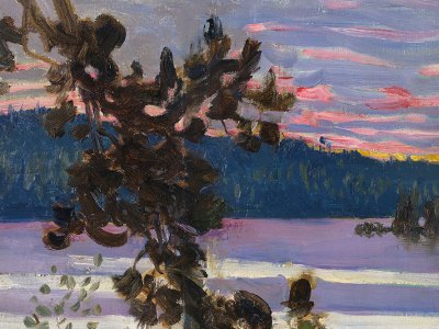 A lake view (1905), Akseli Gallen-Kallela.