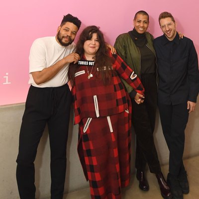 The collective winners of the Turner Prize 2019.