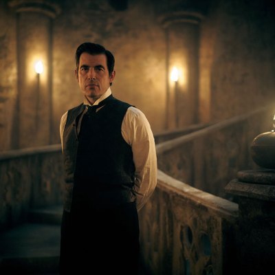 Claes Bang as Dracula.