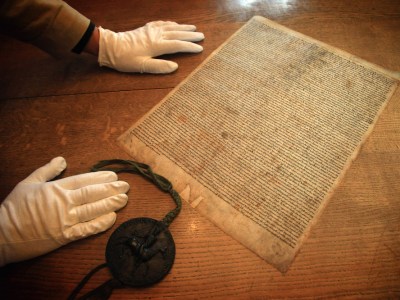 The Magna Carta in Salisbury.