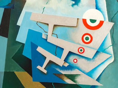 Tricolour Wings (1932; detail), Tullio Crali