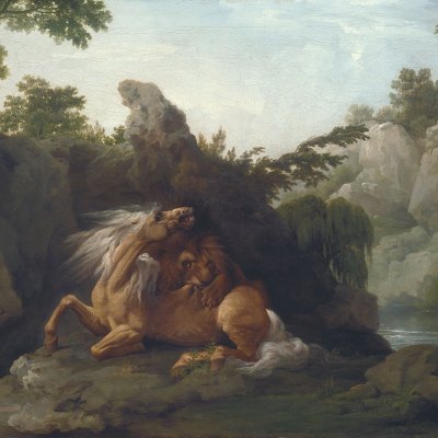Horse Devoured by a Lion (exhibited 1763), George Stubbs. Tate, London